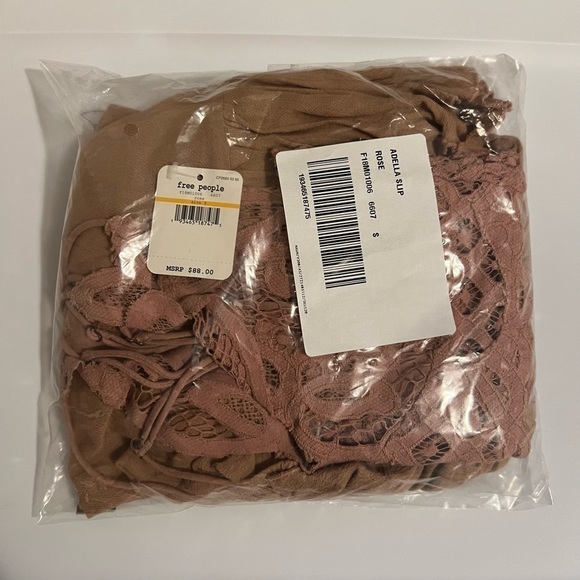 Free People Adella Slip Dress Rose Pink Size Small NWT - Picture 6 of 8